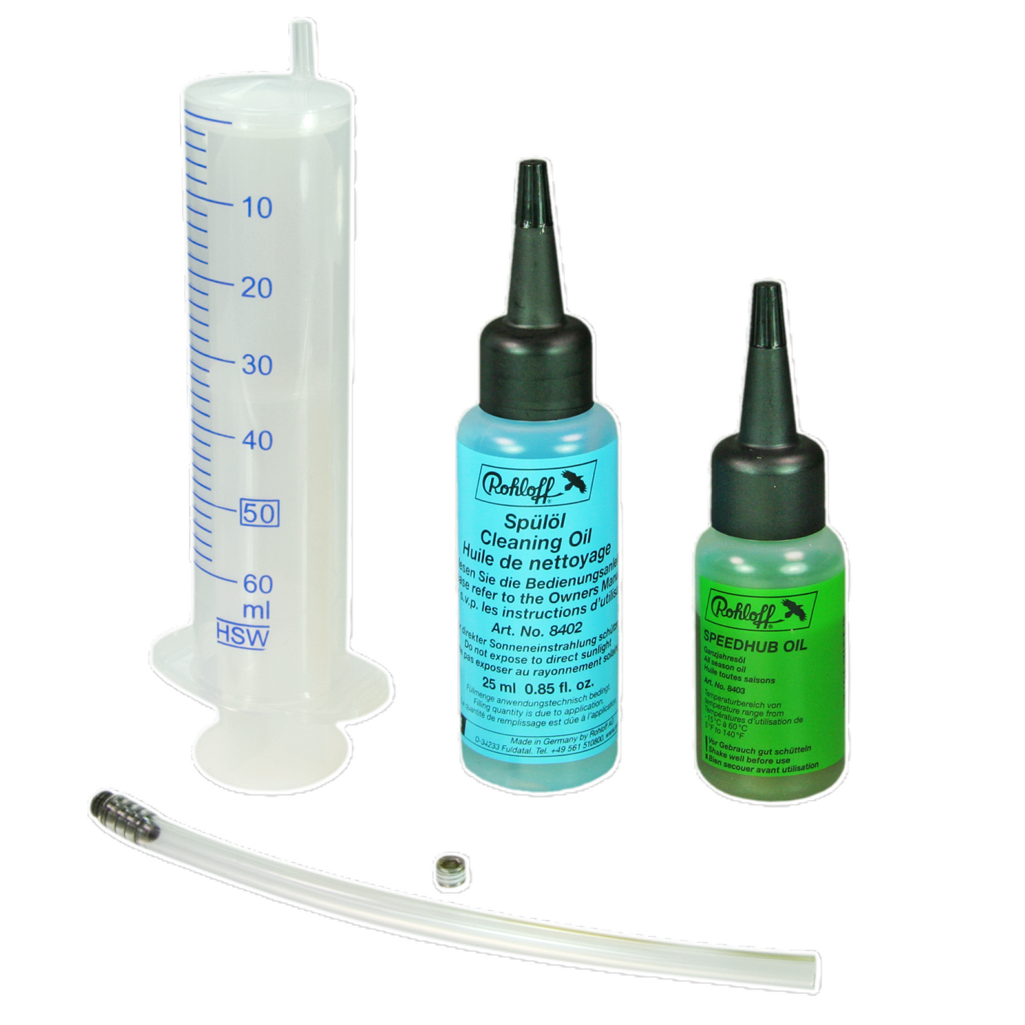 Rohloff Speedhub Oil Change Kit, Tube/Syringe/Fluid