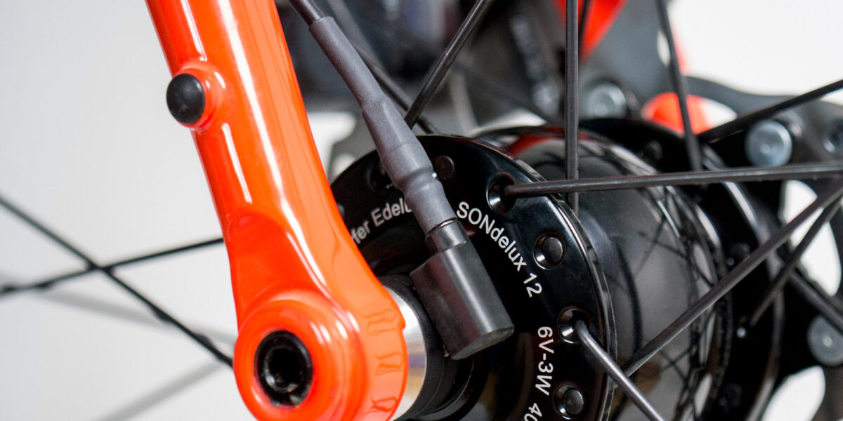 SON Edelux II Headlight with Coaxial Adapter