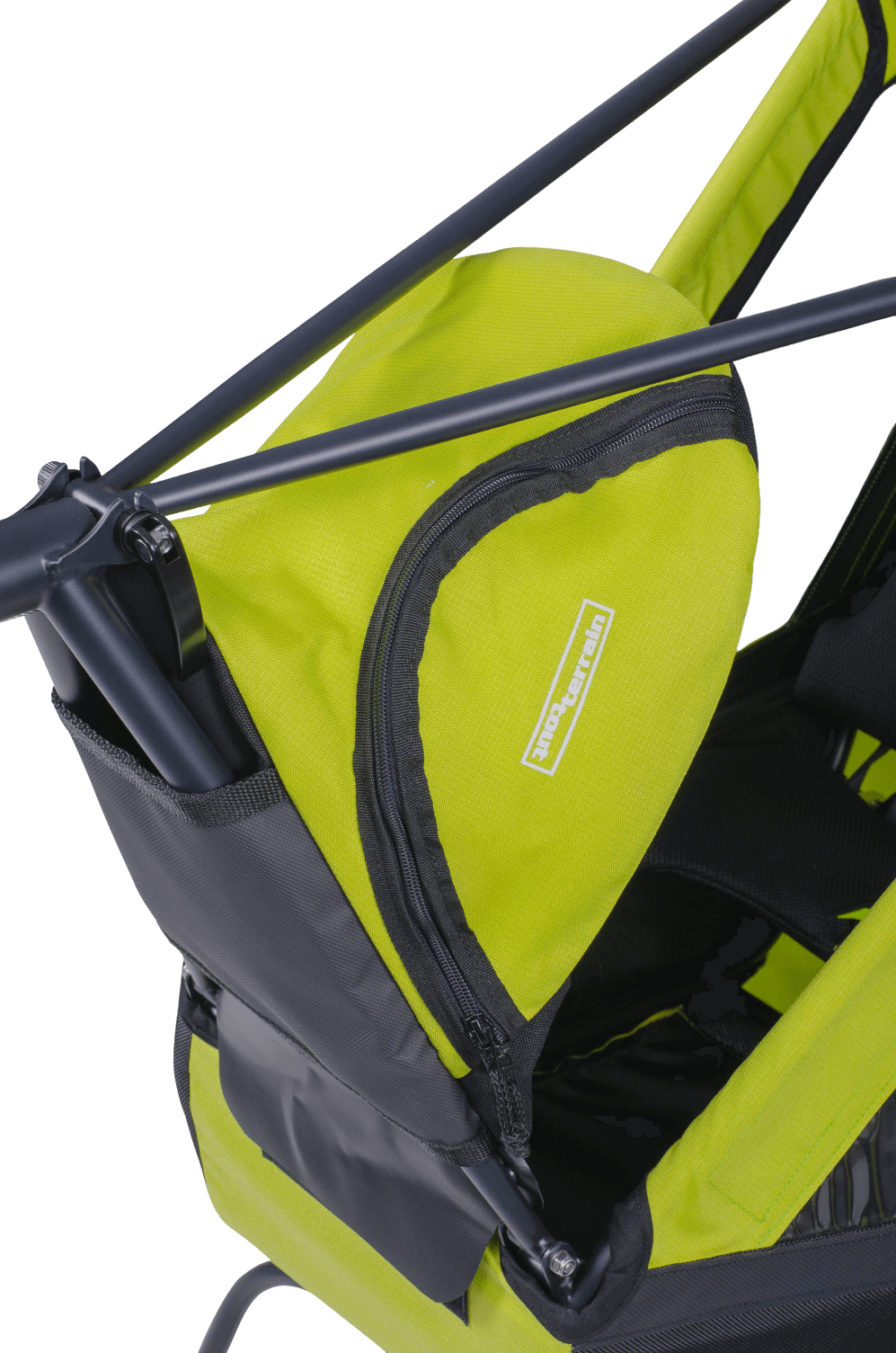 Tout Terrain Bag Singletrailer Cargobag L Kiwi Green, front view