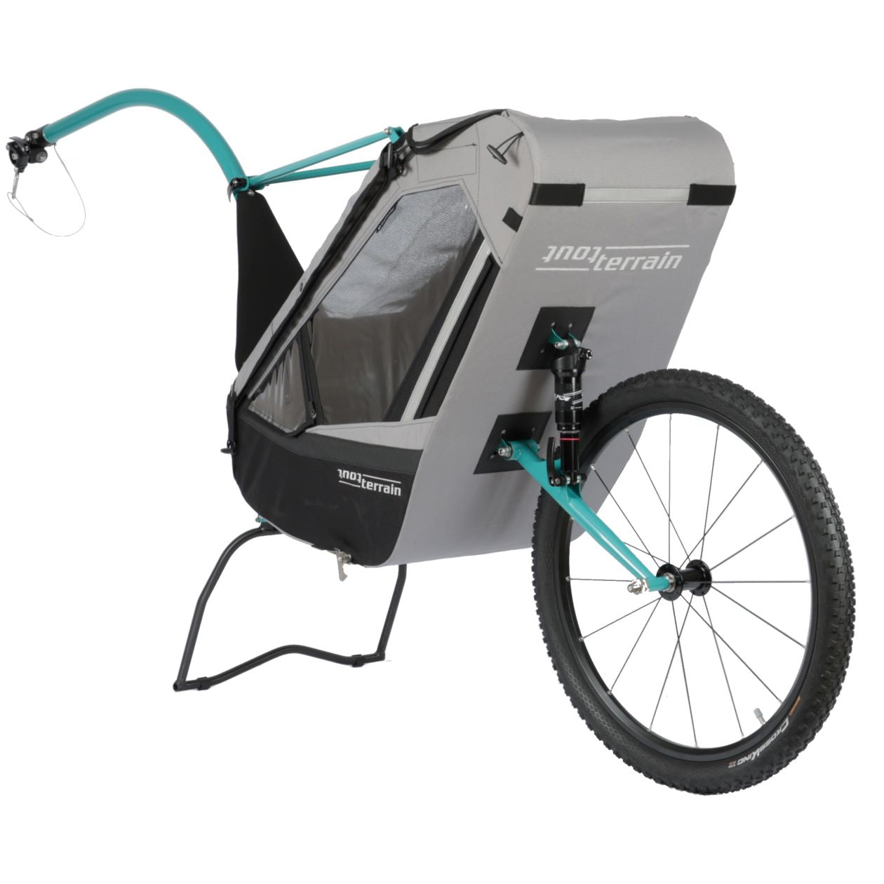 Fashion single wheel bike trailer child