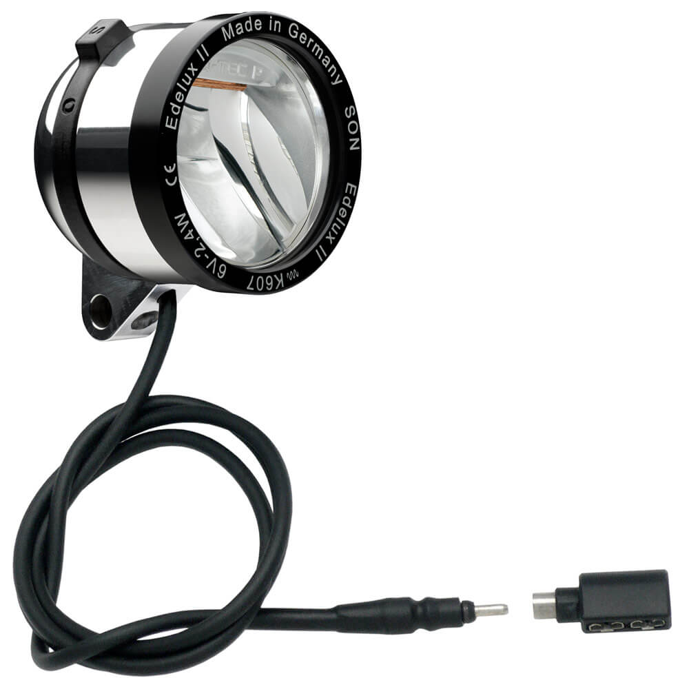 SON Edelux II Headlight with Coaxial Adapter