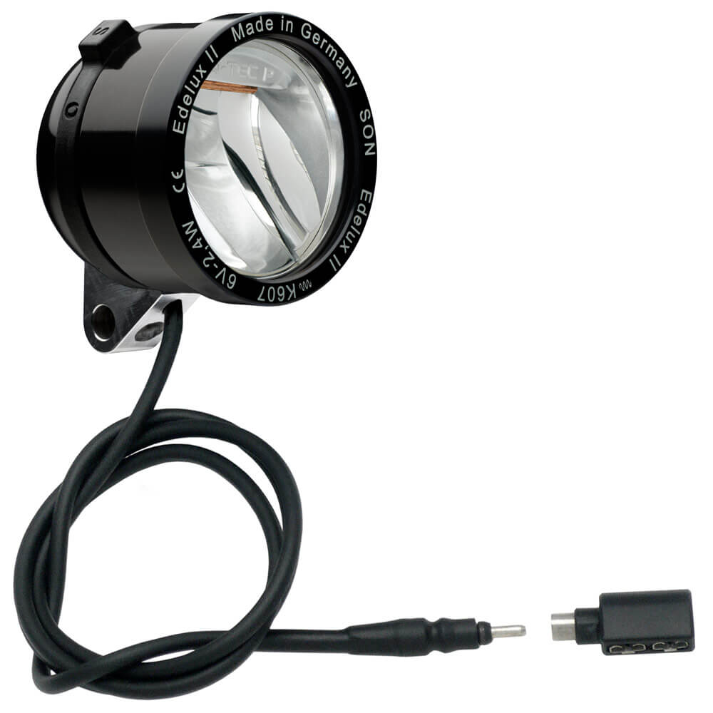 SON Edelux II Headlight with Coaxial Adapter