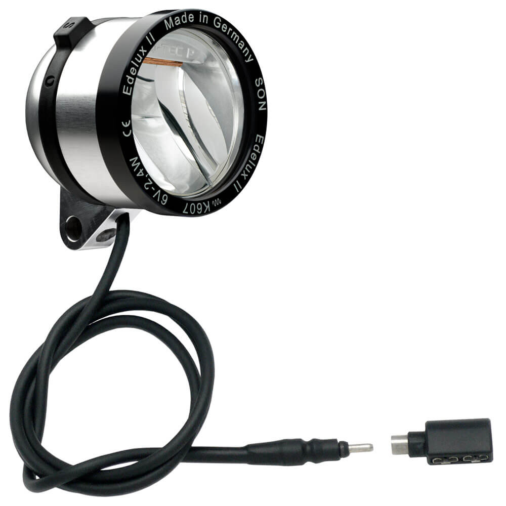 SON Edelux II Headlight with Coaxial Adapter